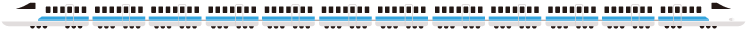 新幹線のイラストライン